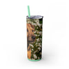 Skinny Tumbler with Straw – 20 oz Stainless Steel Cup