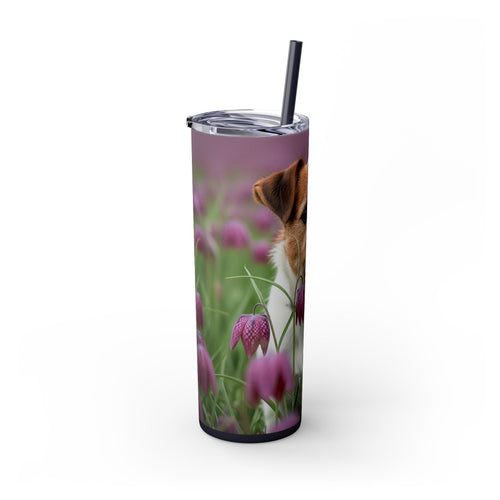 Skinny Tumbler with Straw – 20 oz Stainless Steel Cup
