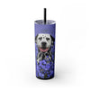 Skinny Tumbler with Straw – 20 oz Stainless Steel Cup