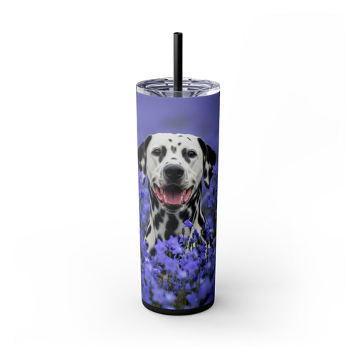 Skinny Tumbler with Straw – 20 oz Stainless Steel Cup