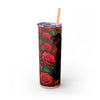 Skinny Tumbler with Straw – 20 oz Stainless Steel Cup