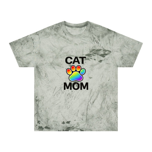 Pride Color Blast Cat Mom Tee Sizes Small - 3XL (4 Colors)