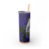 Skinny Tumbler with Straw – 20 oz Stainless Steel Cup