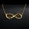 8 word pendant clavicle chain