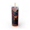 Skinny Tumbler with Straw – 20 oz Stainless Steel Cup
