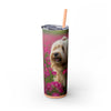 Skinny Tumbler with Straw – 20 oz Stainless Steel Cup