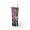 Skinny Tumbler with Straw – 20 oz Stainless Steel Cup