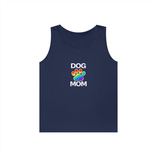 Pride Dog Mom Unisex Heavy Cotton Tank Top (9 Colors)