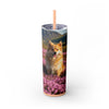 Skinny Tumbler with Straw – 20 oz Stainless Steel Cup