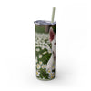 Skinny Tumbler with Straw – 20 oz Stainless Steel Cup