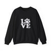 Love Paw Print Sweatshirt Sizes Small - 4XL (8 colors)