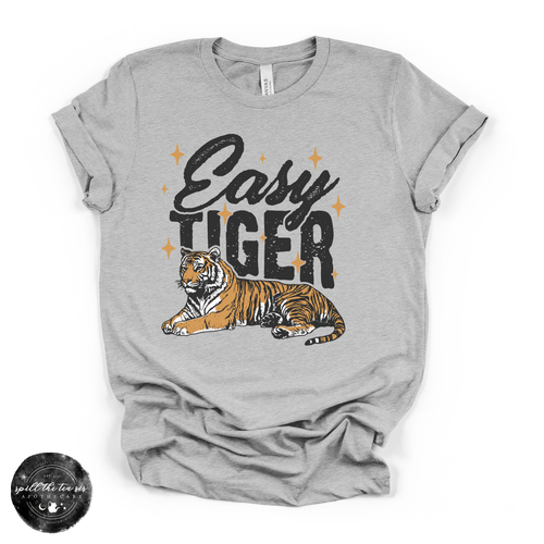 Easy Tiger Tee | Retro Tiger Graphic T-Shirt