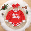 Letter Print Contrast Color Long Sleeve Headwear Jumpsuit Available In Two Colors