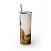 Skinny Tumbler with Straw – 20 oz Stainless Steel Cup