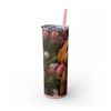 Skinny Tumbler with Straw – 20 oz Stainless Steel Cup