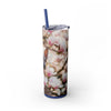 Skinny Tumbler with Straw – 20 oz Stainless Steel Cup