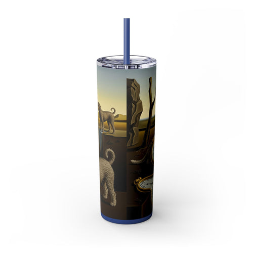 Skinny Tumbler with Straw – 20 oz Stainless Steel Cup