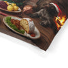 German Holiday Feast Pet Bed