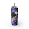 Skinny Tumbler with Straw – 20 oz Stainless Steel Cup