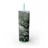 Skinny Tumbler with Straw – 20 oz Stainless Steel Cup