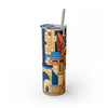 Skinny Tumbler with Straw – 20 oz Stainless Steel Cup