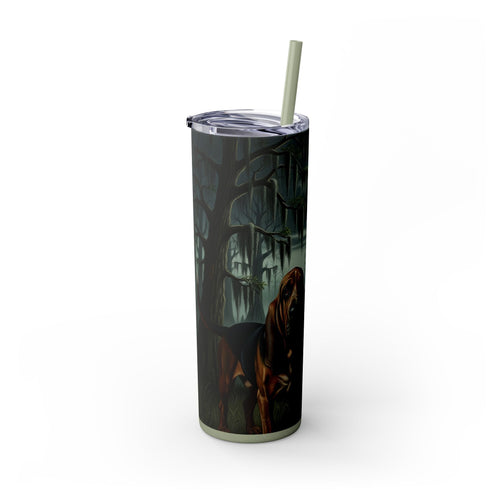 Skinny Tumbler with Straw – 20 oz Stainless Steel Cup