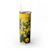Skinny Tumbler with Straw – 20 oz Stainless Steel Cup
