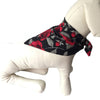 Elegant Floral Reversible Pet Bandana – Rose Design