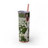 Skinny Tumbler with Straw – 20 oz Stainless Steel Cup