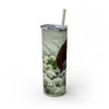 Skinny Tumbler with Straw – 20 oz Stainless Steel Cup