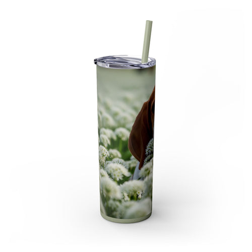 Skinny Tumbler with Straw – 20 oz Stainless Steel Cup