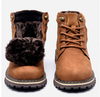 New Martin boots men Large size outdoor warm high help plus velvet large size leather Martin boots