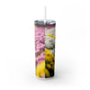 Skinny Tumbler with Straw – 20 oz Stainless Steel Cup