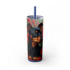 Skinny Tumbler with Straw – 20 oz Stainless Steel Cup