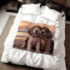 Sweatshirt Blanket – Plush Fleece Throw, 2 Size Options