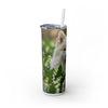 Skinny Tumbler with Straw – 20 oz Stainless Steel Cup