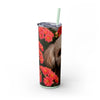 Skinny Tumbler with Straw – 20 oz Stainless Steel Cup