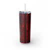 Skinny Tumbler with Straw – 20 oz Stainless Steel Cup
