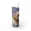 Skinny Tumbler with Straw – 20 oz Stainless Steel Cup