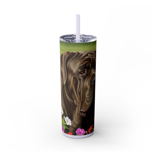 Skinny Tumbler with Straw – 20 oz Stainless Steel Cup