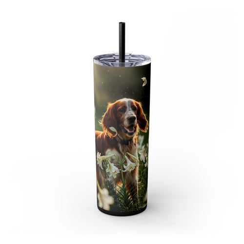 Skinny Tumbler with Straw – 20 oz Stainless Steel Cup