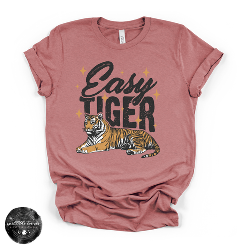 Easy Tiger Tee | Retro Tiger Graphic T-Shirt