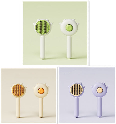 Cat Comb Massager One Tap Fur Punch Out Feature