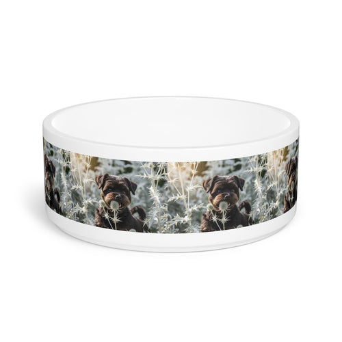 Ceramic Pet Bowl – 16 oz Dog Feeding Bowl