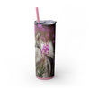 Skinny Tumbler with Straw – 20 oz Stainless Steel Cup