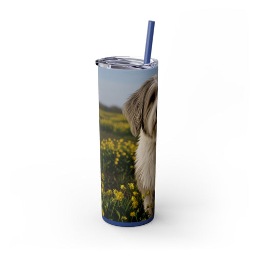 Skinny Tumbler with Straw – 20 oz Stainless Steel Cup