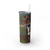 Skinny Tumbler with Straw – 20 oz Stainless Steel Cup