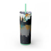Skinny Tumbler with Straw – 20 oz Stainless Steel Cup