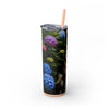 Skinny Tumbler with Straw – 20 oz Stainless Steel Cup