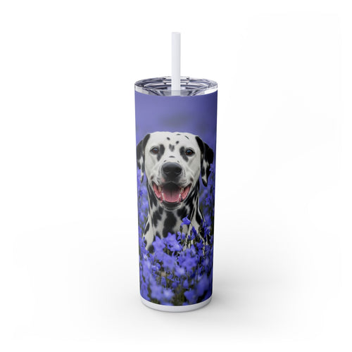 Skinny Tumbler with Straw – 20 oz Stainless Steel Cup